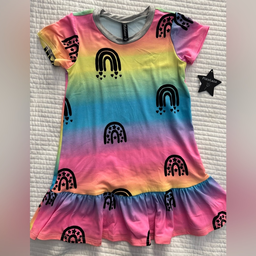 PixieLane Rainbow T-Shirt or Dress